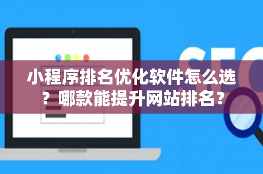 小程序排名优化软件怎么选？哪款能提升网站排名？